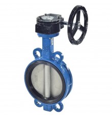 Затвор Benarmo поворот чуг EPDM Ду150 Ру10/16 ред д/нерж EURO
