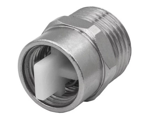Воздухоотводчик VIEIR прямой 1/2"х3/8" хром PF504 (100/1)