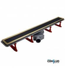 Лоток душевой PESTAN Confluo Premium Line 850 Black Glass Gold