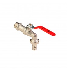 Кран шаровой латунный MVI BV.833.05 (3/4",нар-штуцер,рычаг)
