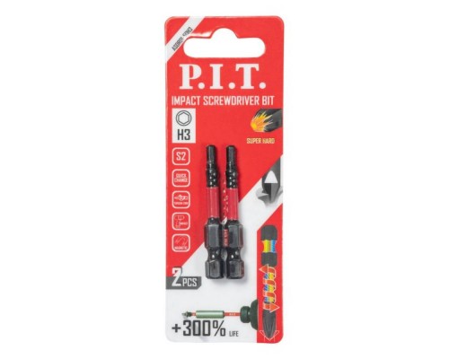 Бита ударная PIT PH3x50 мм (2) арт. ASDR01-50H3