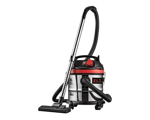 Пылесос P.I.T. PVC20-C МАСТЕР (1,5кВт,3 м шланг,пыль.сбор 20л,нерж.к-с,бум.мешок, 2кВт подкл. инстр)