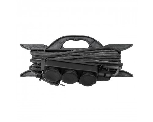 Удлинитель-шнур силовой TDM ELECTRIC на рамке (каучук, 3 гнезда, 10м, НАРОДНЫЙ) SQ1307-0233