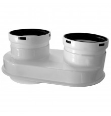 Адаптер для дымохода коаксиального традиционного BAXI 60/100, диам.80 мм