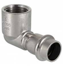 Угольник из нержавеющей стали ВР 35х1 с внутренней резьбой Valtec, (VTi.952) (уп. 5 шт)