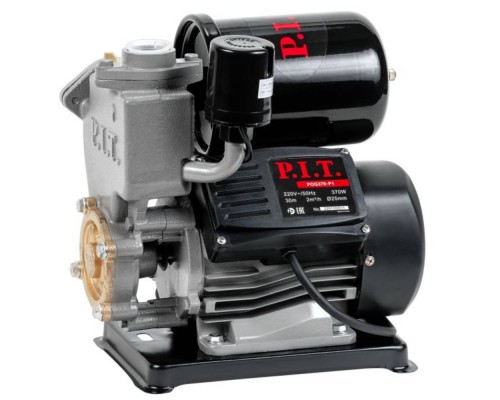 Станция насосная P.I.T. POG370-P1 (370Вт, напор 30м, бак 2л, произв-ть 33л/мин,реле давления)