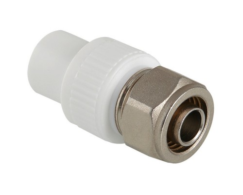 Соединитель полипропилен-металлопласт. 20х16(2,0) VTp.710