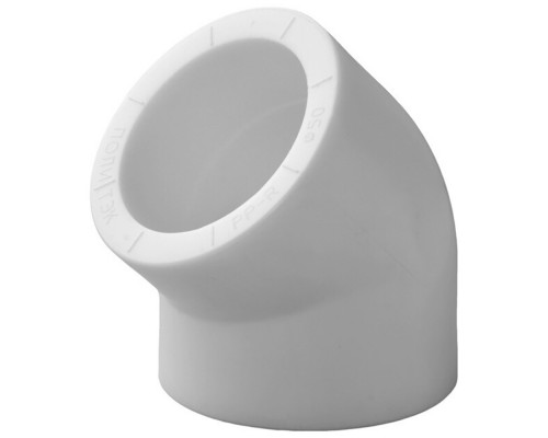 Угольник полипропиленовый PPRC 40х45гр.С, белый