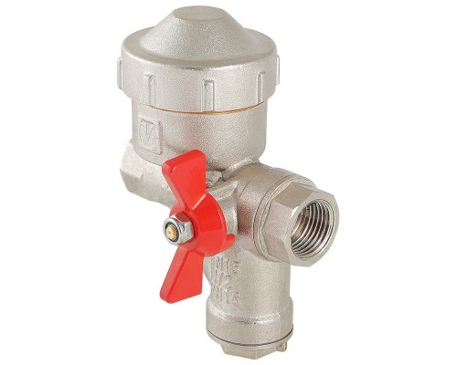 Кран шаровый с фильтром и редуктором давления ВВ внутренняя резьба 1/2" (Valtec VT.298) (правый)