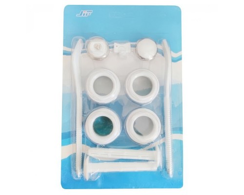 Комплект подключения радиатора 1"х3/4" (с 2-мя кронштейнами) (JIF)