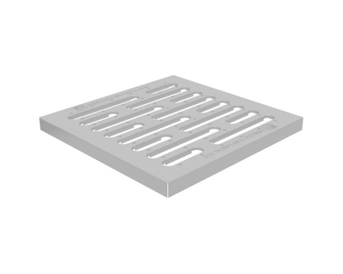 Решетка для дождеприемника стальная штампованная 285*285 мм Gidrolica Point (Арт. 200)