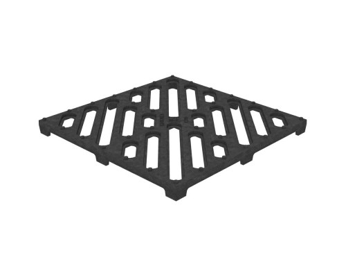 Решетка для дождеприемника чугунная 285*285 мм Gidrolica Point (Арт. 205)