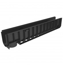 Лоток водоотводный пластиковый 1000*145*185 мм DN100 Gidrolica Standart (Арт. 802)