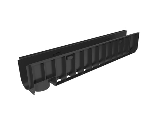 Лоток водоотводный пластиковый 1000*145*185 мм DN100 Gidrolica Standart (Арт. 802)