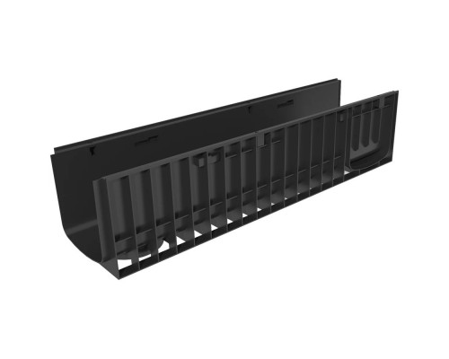 Лоток водоотводный пластиковый 1000*245*235 мм DN200 Gidrolica Standart (Арт. 822)