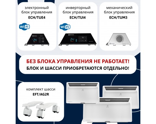 Модуль отопительный Electrolux серии Air Gate Transformer ECH/AG2-2000 T + шасси EFT/AG2R