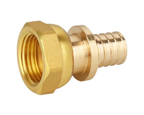 Переходник Gappo с накидной гайкой латунный 20-G 1/2"