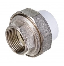 Муфта комбинированная для труб PPR TEBO разъемная вн.р. 25х3/4", T-ППР.Мрв.25.3.4.Б.Tr