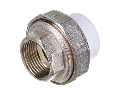 Муфта комбинированная для труб PPR TEBO разъемная вн.р. 40x1.1/4" (5/50)