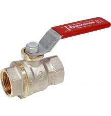 Кран шаровой Giacomini DADO ВР-ВР 3/4" ручка-рычаг красный, латунь, никель, R910X024