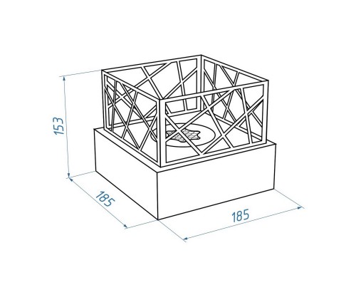 Биокамин Firelight BFP-T185BFB Bonfire Black