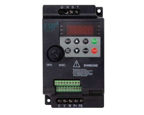 Преобразователь частотный ESQ-230-4T-7.5K 7.5кВт 380-480В Преобразователь частотный ESQ-230-4T-7.5K 7.5кВт 380-480В