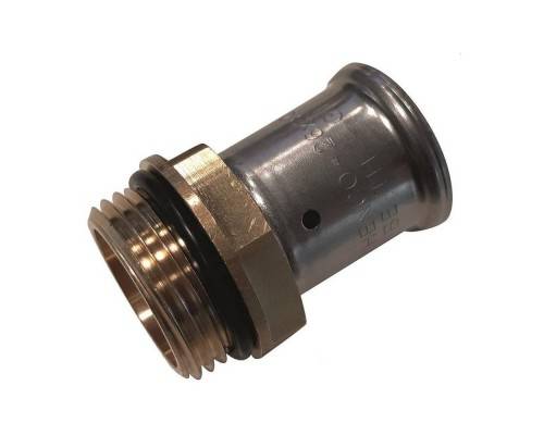 Муфта HENCO для VBS коллекторов, латунь пресс, 20x3/4" Муфта HENCO для VBS коллекторов, латунь пресс, 20x3/4"