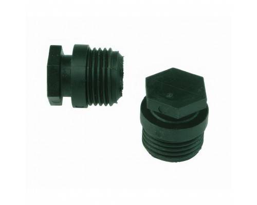 Заглушка HENCO ПВДФ, черный, 1/2" Заглушка HENCO ПВДФ, черный, 1/2"