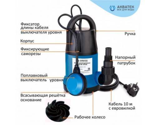 Насос дренажный Акватек DP750A 9/185 Насос дренажный Акватек DP750A 9/185
