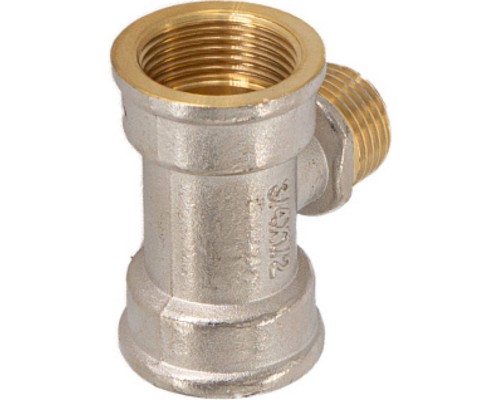 Тройник CTM переходной 3/4"x1/2"x3/4" г/ш/г Тройник CTM переходной 3/4"x1/2"x3/4" г/ш/г