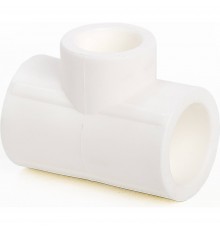 Тройник Lammin PPR перех. 75х32х75 16/2 белый