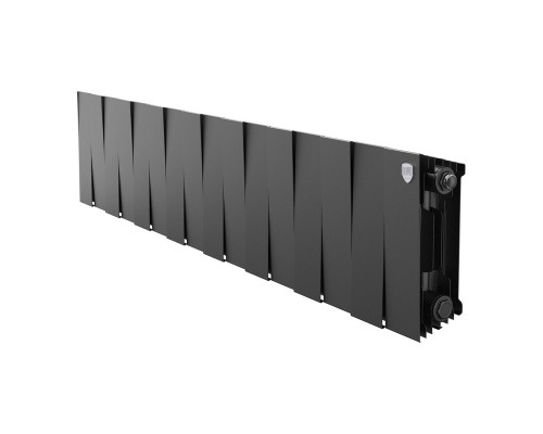 Радиатор биметаллический Royal Thermo PianoForte 200 Чёрный - 16 секц.