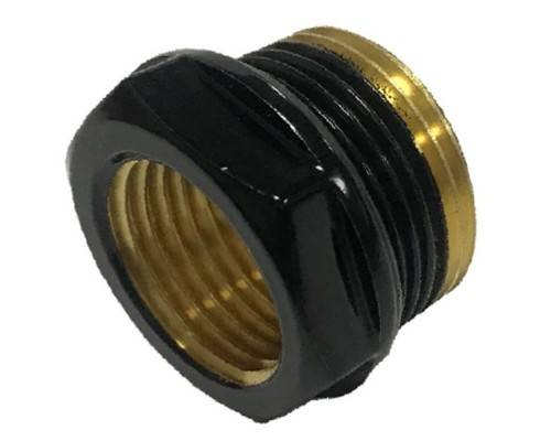 Переходник SCHLOSSER 3/4 вн на 1/2 вн черный Ral 9005 Переходник SCHLOSSER 3/4 вн на 1/2 вн черный Ral 9005