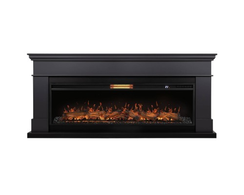 Каминокомплект: Очаг Royal Thermo Aurora RTFP/P-AR60LS, портал California 60 G, графит