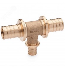 Тройник REHAU с уменьшенным боковым проходом 32-25-32 PLATINUM RX, бронза, 14564621001