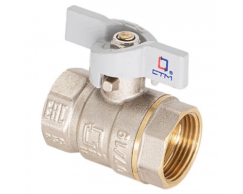 Кран шар. для воды 1/2" г/г бабочка CTM СТАНДАРТ CWFFB012 Кран шар. для воды 1/2" г/г бабочка CTM СТАНДАРТ CWFFB012