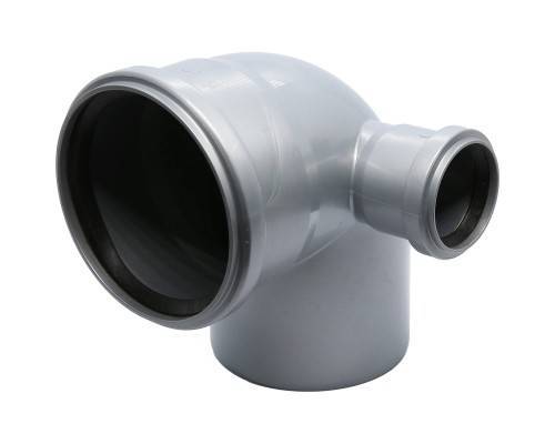 Отвод VALFEX 110/50х87,5гр. фронт вверх PP-H для внут. канал. (30), 23125150 Отвод VALFEX 110/50х87,5гр. фронт вверх PP-H для внут. канал. (30), 23125150