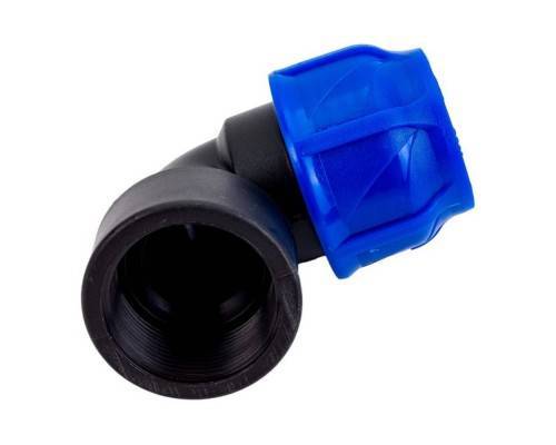 Отвод компрессионный с внутренней резьбой 40х1 1/2" (Valfex) (32/8) Отвод компрессионный с внутренней резьбой 40х1 1/2" (Valfex) (32/8)