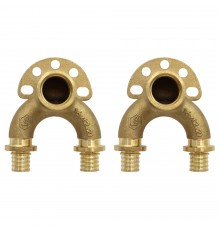 Уголок VIEIR проточный настенный для труб из сшитого полиэтилена ZL16X2,0-Rp1/2" VER-PRO VRP1620L