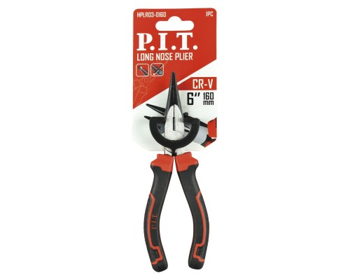 Длинногубцы PIT 160мм (HPLR03-0160) Длинногубцы PIT 160мм (HPLR03-0160)