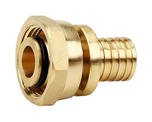 Муфта VARMEGA Slide-fit переходная (на евроконус) с накидной гайкой, 16x3/4"EK, аксиальная, VM51711 Муфта VARMEGA Slide-fit переходная (на евроконус) с накидной гайкой, 16x3/4"EK, аксиальная, VM51711