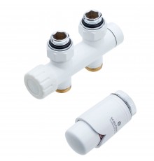 Узел подключения SCHLOSSER DUO-PLEX Бел.Проход.3/4 x М22x1,5 + 2 Ниппеля 1/2x3/4