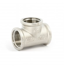 Тройник Uni-Fitt В 1/2" никелированный