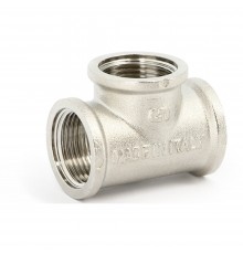 Тройник Uni-Fitt В 3/4" никелированный