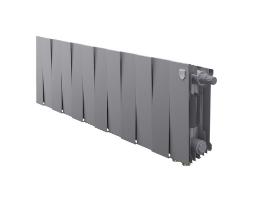 Радиатор биметаллический Royal Thermo PianoForte 200 Серебристый VR80- 12 секц. Радиатор биметаллический Royal Thermo PianoForte 200 Серебристый VR80- 12 секц.