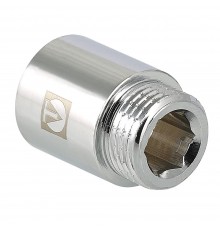 Удлинитель хромированный Valtec 1/2"x80мм ВР-НР VTr.198.C.0480