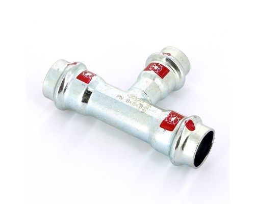 Тройник пресс оцинкованная сталь Prestabo VIEGA 18х15х18