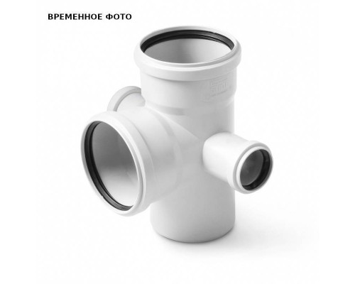 Крестовина 2-х плоскостная Pro Aqua Stilte белая 110x 50x 50x110/87,5
