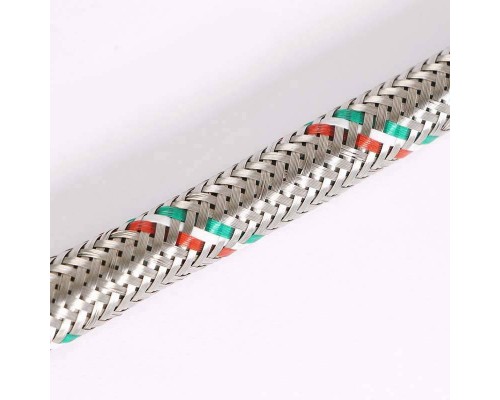 Гибкая подводка для воды UNI-FITT НВ 1/2" 100 см оплетка из нержавеющей стали Гибкая подводка для воды UNI-FITT НВ 1/2" 100 см оплетка из нержавеющей стали