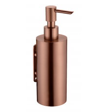 Boheme Uno Дозатор жидкого мыла, подвесной, латунная колба, цвет: brushed bronze 10977-BRB